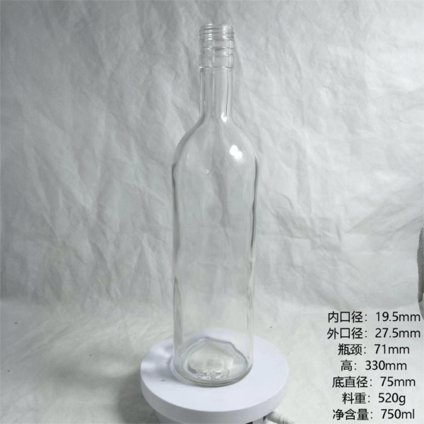 100ml Champagne Glass Bottle