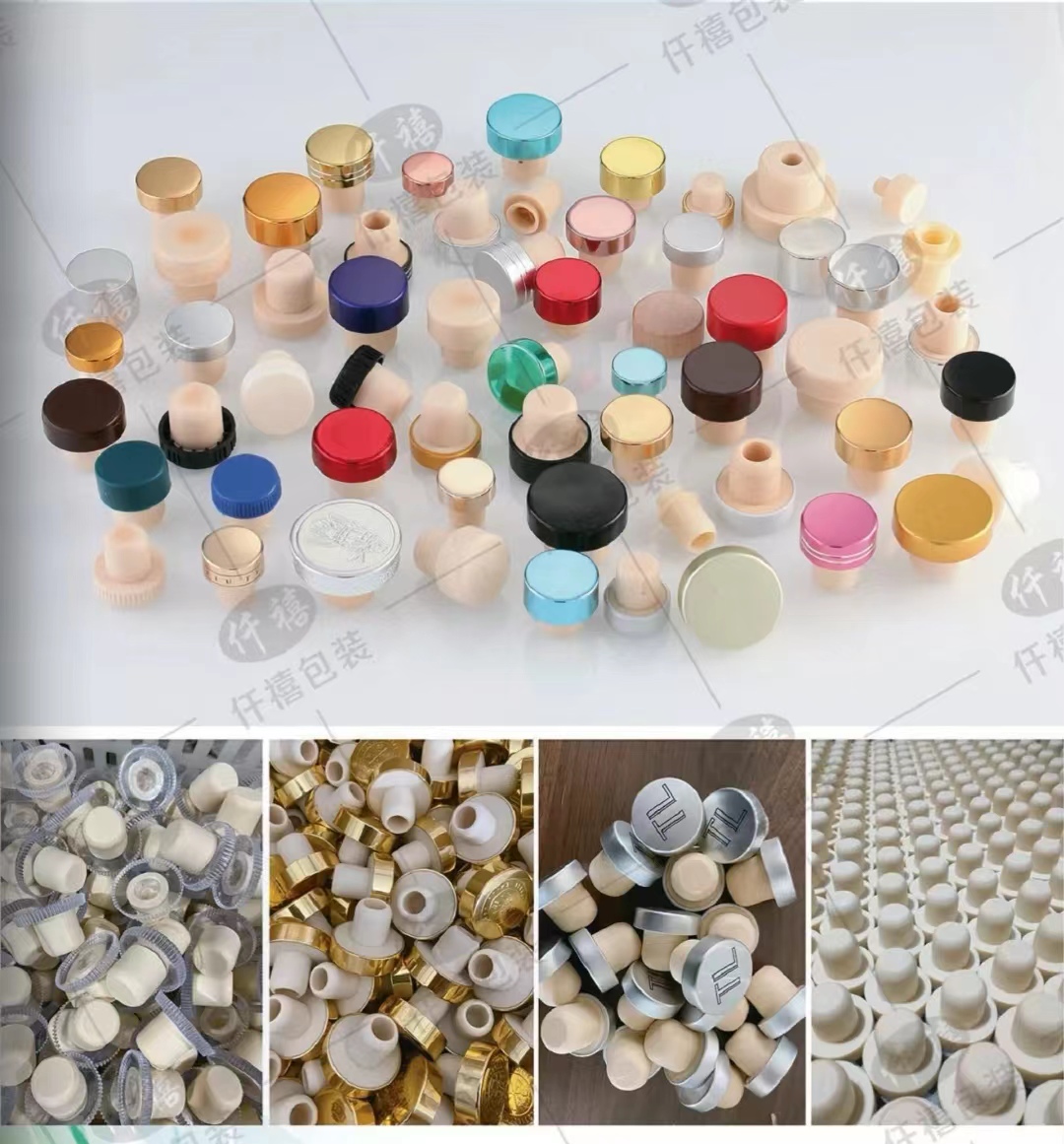 Assorted caps & stopper range – hundreds of moulds in stock