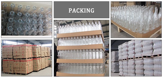 Glass bottle packing overview: individual protection, carton packing, pallet packing and container loading